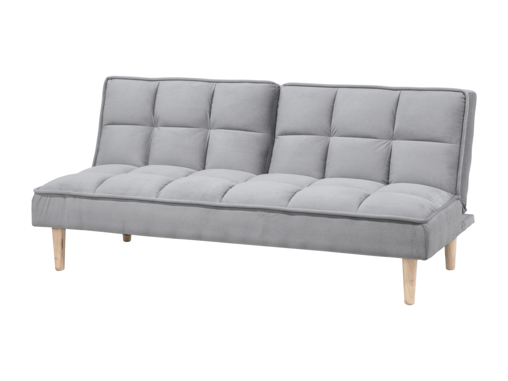 Sofá cama SILJAN Gris claro Gris