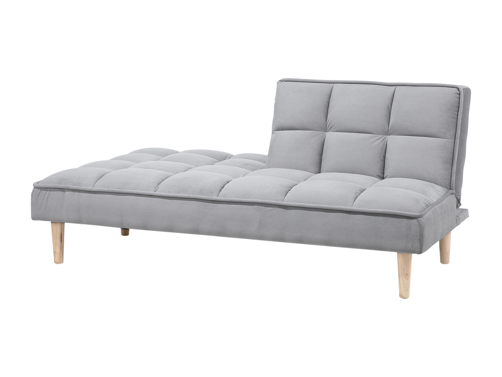 Sofá cama SILJAN Gris claro Gris