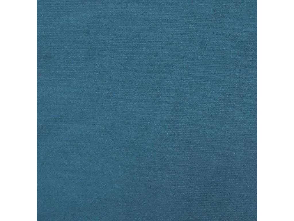 Sofá cama de 2 plazas con taburete Nidolux azul