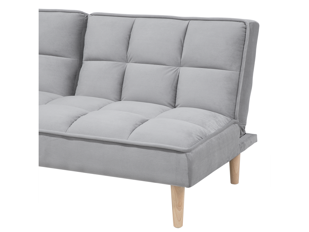 Sofá cama SILJAN Gris claro Gris