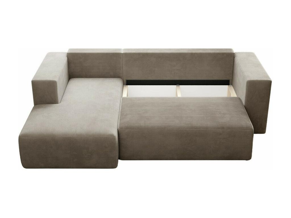 Sofá rinconero Nidolux Rosa Función de descanso Caja de ropa de cama 255x161x91cm