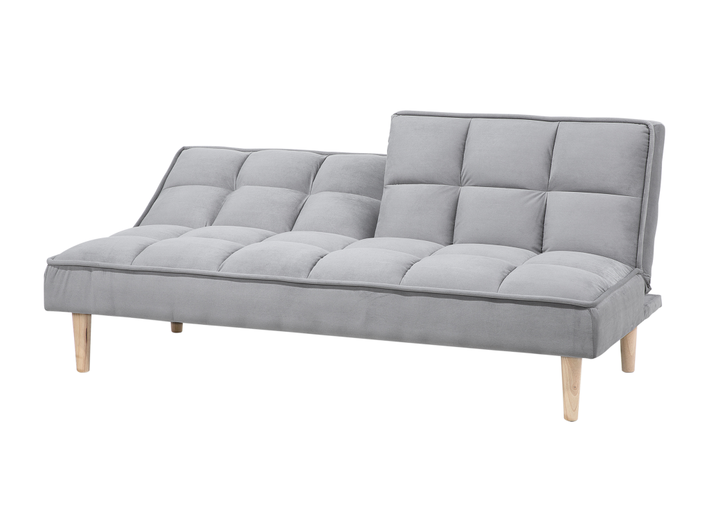 Sofá cama SILJAN Gris claro Gris