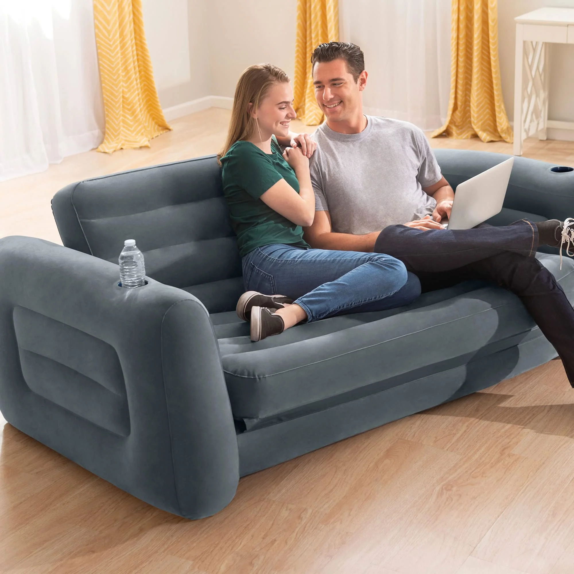 Sillón cama hinchable 2 en 1 Intex